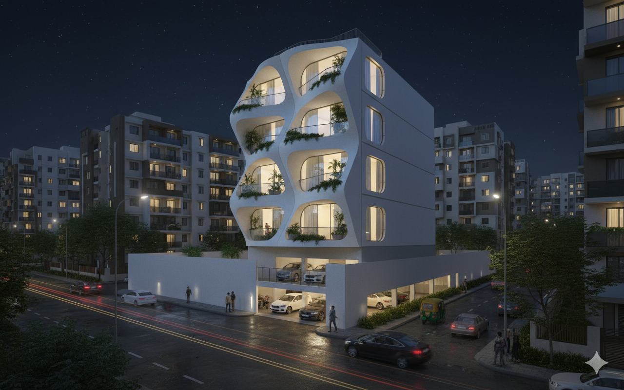 Modern architecture project by architects in Indore and Mumbai