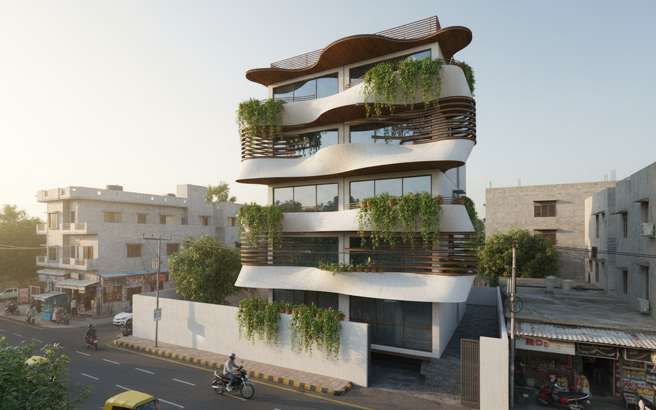 Modern architecture project by architects in Indore and Mumbai